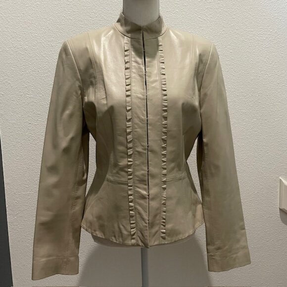Tahari Jackets & Blazers - Vintage TAHARI Leather Jacket